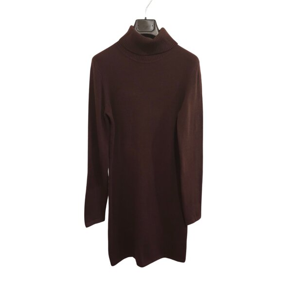 French Connection Woman Turtle Neck Mini Dress Size: L - Picture 4 of 7